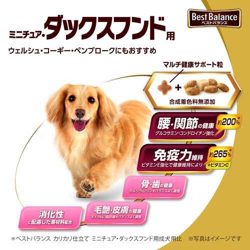 ドッグフード未開封ベストバランス　まとめ買い値下げ ベストバランス カリカリ仕立て ミニチュア・ダックスフンド用 13歳