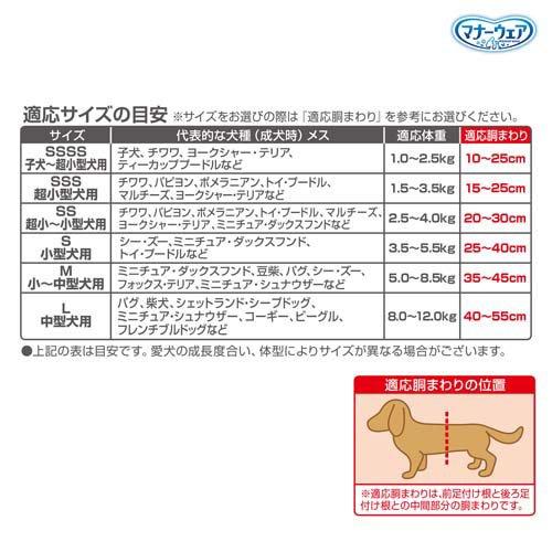 マナーウェア 女の子用 M トラッドテイスト 犬用 おむつ ユニチャーム