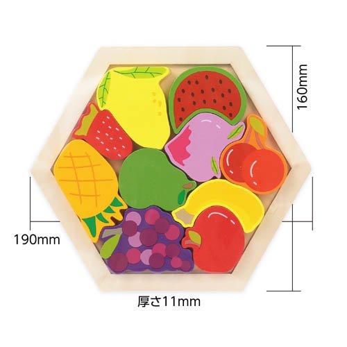 Artec MiraTOY 六角パズル くだもの ( 1個 ) : 爽快ドラッグ - 通販