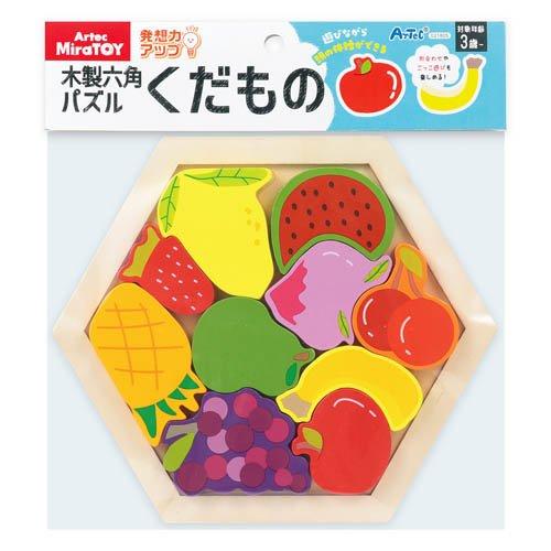 Artec MiraTOY 六角パズル くだもの ( 1個 ) : 爽快ドラッグ - 通販