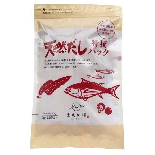 天然だしパック特撰 ( 10g*25袋入 )/ マエカワ : 爽快ドラッグ - 通販