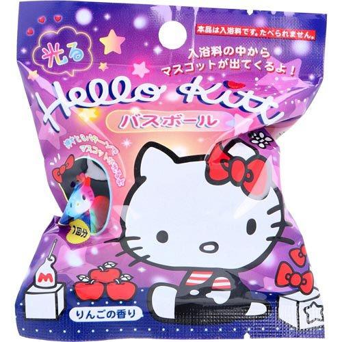 ハローキティ 光るバスボール りんごの香り ( 75g ) : 爽快ドラッグ