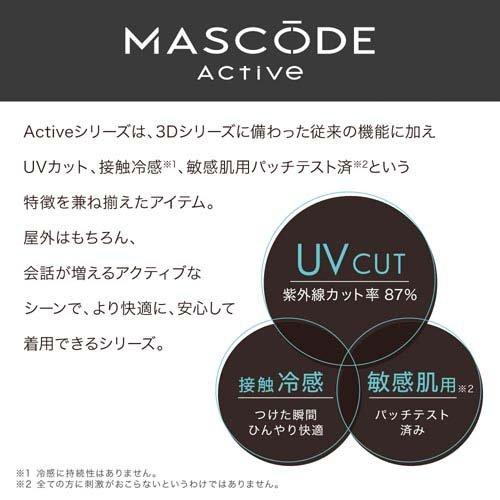 マスコード 3Dマスク アクティブ M グレージュ ネイビー紐 ( 7枚 マスコード 3Dマスク アクティブ M グレージュ ネイビー紐 ( 7枚