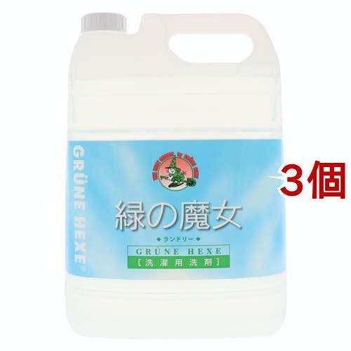 緑の魔女 ランドリー 5L×3本 緑の魔女 ランドリー 業務用 ( 5L*3コセット )/ : 爽快ドラッグ - 通販