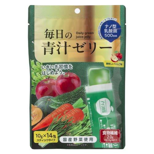 サラシア青汁ゼリー＆酵素108 合計14袋 毎日の青汁ゼリー ( 10g×14包 )/ 新日配薬品 : 爽快ドラッグ - 通販