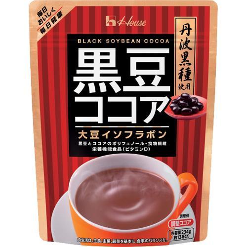 黒豆ココア ( 234g )/ ハウス ビタミンD 栄養機能食品 ) : 爽快 黒豆ココア ( 234g )/ ハウス ビタミンD 栄養機能食品 ) : 爽快