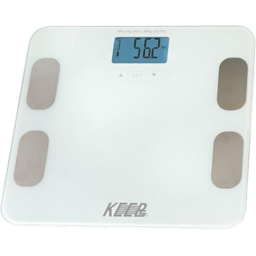 マクロス 「KEEPs」 体重体組成計 カラダスケール ホワイト MEHR-10WH