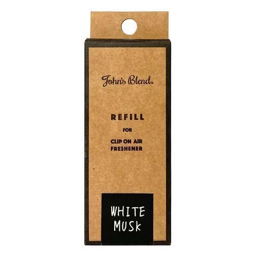 ジョンズブレンド クリップ オン エアフレッシュナー ホワイトムスク