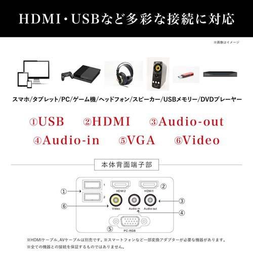 LEDホームプロジェクター RA-P2000 ( 1台 )_4