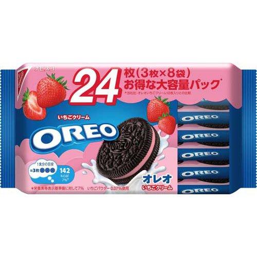 オレオ ファミリーパック いちごクリーム ( 24枚入 )/ : 爽快ドラッグ