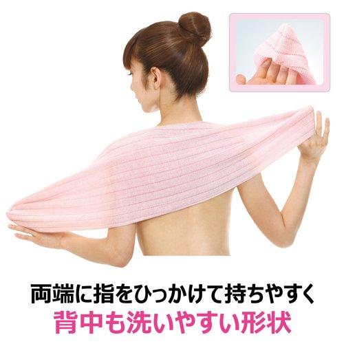 キクロン あわあみ ボディタオル 泡綿 もも ( 1枚入 ) : 爽快ドラッグ