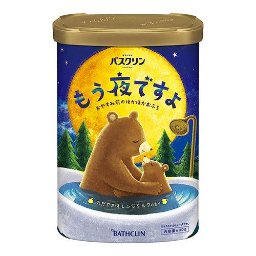 バスクリン もう夜ですよ おだやかなオレンジミルクの香り ( 600g