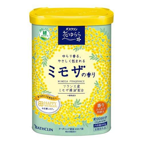 バスクリン 花ゆらら ミモザの香り ( 600g )/ : 爽快ドラッグ - 通販