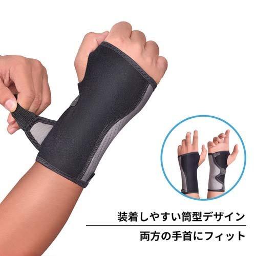 3M フツロ サポーター 手首 手くび 保護用 高通気 ブラック フリー