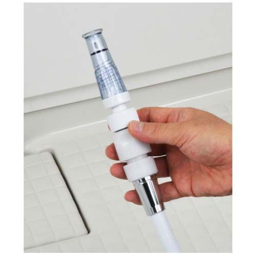 カクダイ 浄水ストップシャワーヘッド GA-FC027 掃除ノズルジョイント カートリッジ付 ( 1セット )/ GAONAの画像
