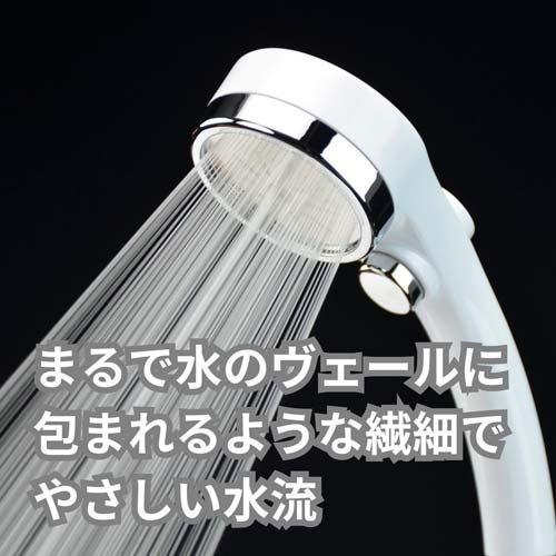 カクダイ 浄水ストップシャワーヘッド GA-FC027 掃除ノズルジョイント カートリッジ付 ( 1セット )/ GAONAの画像