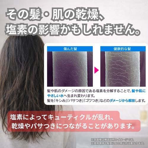 カクダイ 浄水ストップシャワーヘッド GA-FC027 塩素除去カートリッジ付 ( 1セット )/ GAONAの画像
