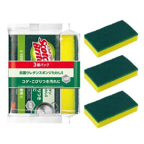 3M キッチン スポンジ 抗菌 たわしS スコッチブライト S21KS ( 3 3M キッチン スポンジ 抗菌 たわしS スコッチブライト S21KS ( 3