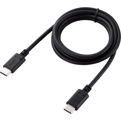 エレコム USB Type-C ケーブル 超急速充電 1.0m スマホ PC ブラック MPA-CC10PNBK ( 1個 )｜soukai