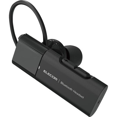 エレコム ヘッドセット Bluetooth 片耳 ハンズフリー Type-C ブラック LBT-HSC10MPBK ( 1個 )/ エレコム(ELECOM)｜soukai