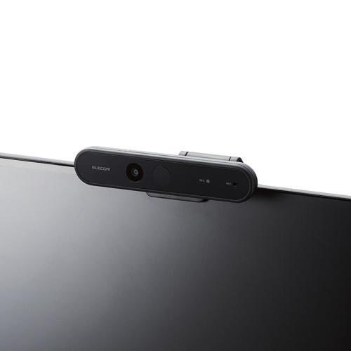エレコム WEBカメラ PCカメラ 200万画素 マイク内蔵 ブラック UCAM