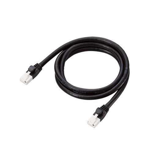 エレコム LANケーブル PS5対応 Cat6A ツメが折れない ブラック 1m GM