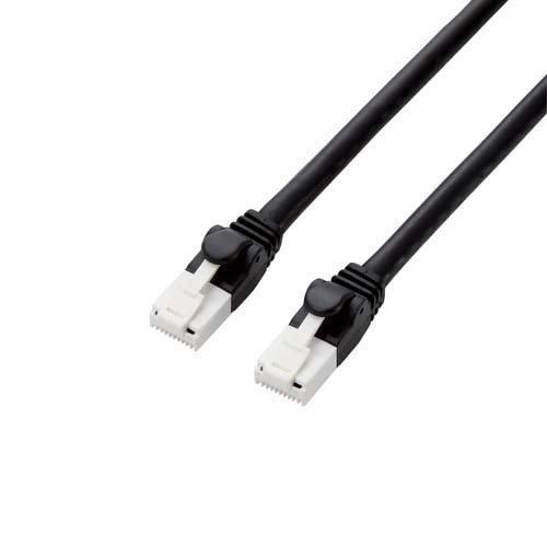 エレコム LANケーブル PS5対応 Cat6A ツメが折れない ブラック 1m GM