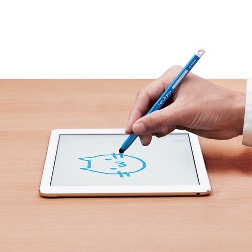 エレコム タッチペン タブレット iPad スマホ 鉛筆型 三角 太軸 P-TPEN02SBU ( 1個 )/ エレコム(ELECOM)｜soukai｜05