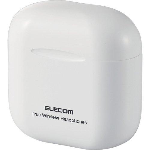 エレコム ワイヤレスイヤホン Bluetooth セミオープン 超小型 ホワイト