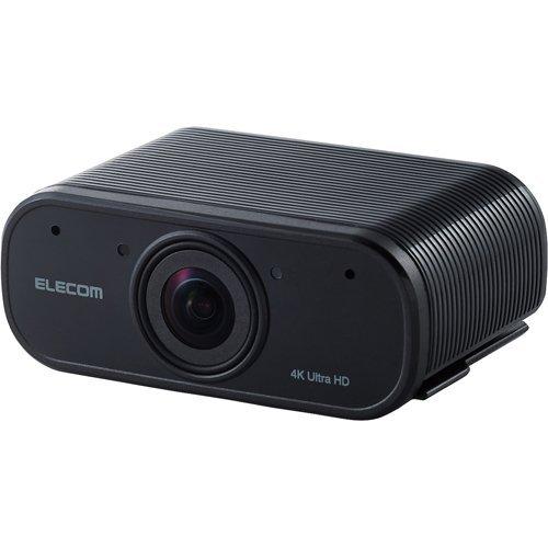 エレコム WEBカメラ 4K対応 830万画素 オートズーム機能付 ブラック UCAM-CX80FBBK ( 1台 )/ エレコム(ELECOM)