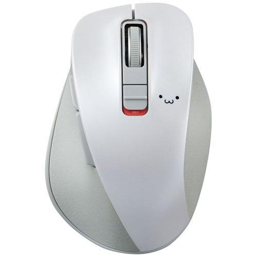 エレコム ワイヤレスマウス 無線 Bluetooth 静音 ホワイトフェイス M