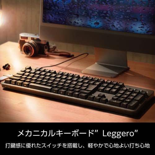 エレコム キーボード 有線 着脱式USBケーブル 赤軸 リニア テンキー付き グレー ( 1台 )_1