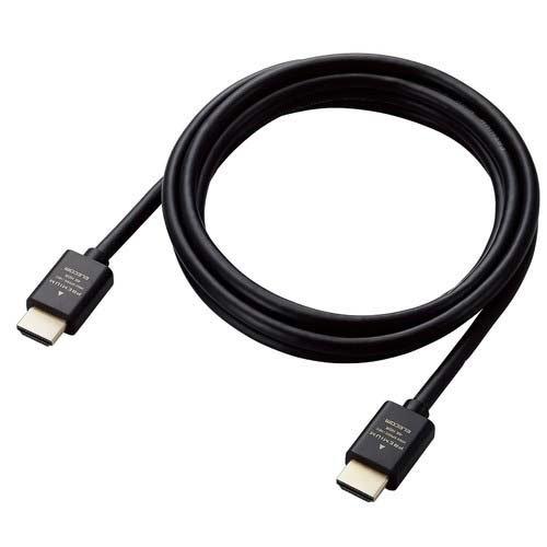 エレコム HDMI ケーブル 2m Ver2.0 プレミアム 4K2K(60Hz) eARC 黒 ( 1
