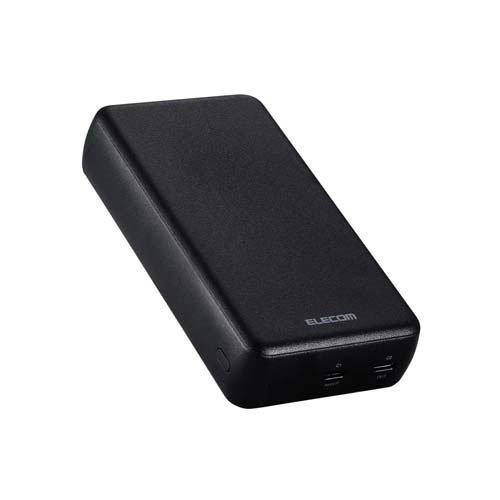 エレコム モバイルバッテリー 20000mAh 大容量 PD 最大20W ブラック ( 1台 ) | 