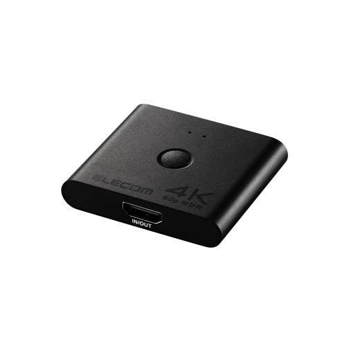 エレコム HDMI 切替器 分配器 2入力1出力／1入力2出力 双方向切替4K