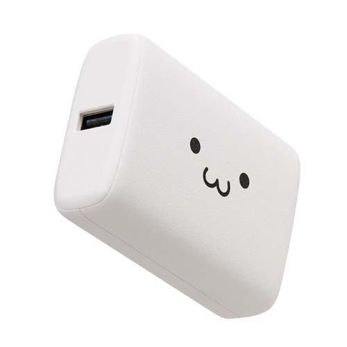 新品　エレコム モバイルバッテリー 10000mAh 30W急速充電 白 エレコム モバイルバッテリー 10000mAh 小型 PD 30W しろちゃん ( 1個