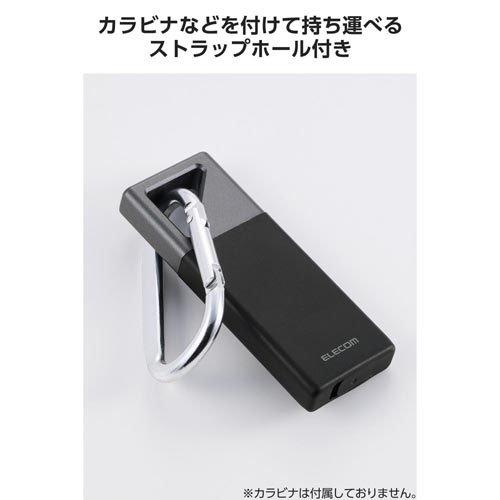 エレコム SSD 外付け 2TB USB3.2 Gen2x2 IP55 防塵 防滴 ブラック ( 1