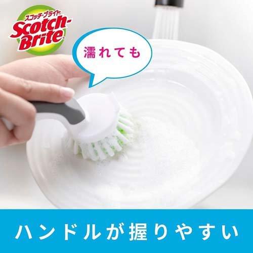 3M キズつけない キッチン ブラシ ハンディ 抗菌 スコッチブライト K
