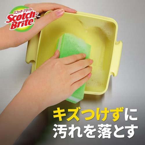 3M キズつけない キッチン ロング スポンジ 3色セット スコッチ