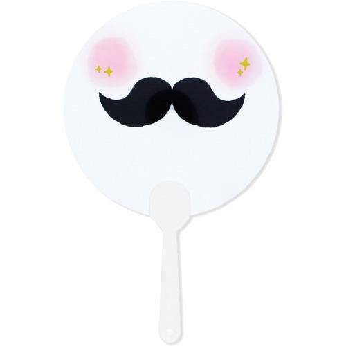 おしゃべり透明うちわ 王様ひげ Us43 2 1個 爽快ドラッグ 通販 Yahoo ショッピング