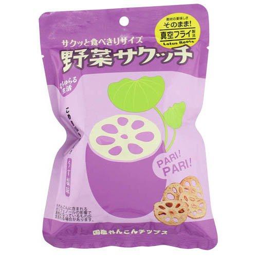 野菜サクッチ 国産れんこんチップス 真空フライ ( 19g ) : 爽快