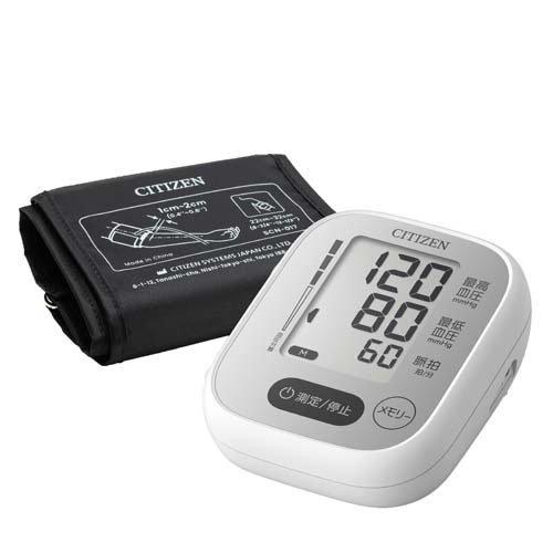 シチズン 上腕式血圧計 CHUN3801 30回メモリーの充実機能 かんたん血圧