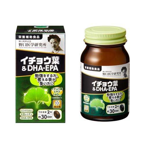 野口医学研究所 イチョウ葉＆DHA・EPA サプリ ( 60粒入 ) : 爽快