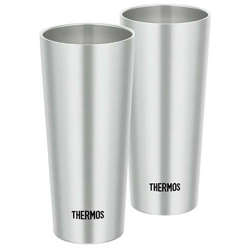 サーモス 真空断熱タンブラー ステンレス JDI-400P S ( 2コ入