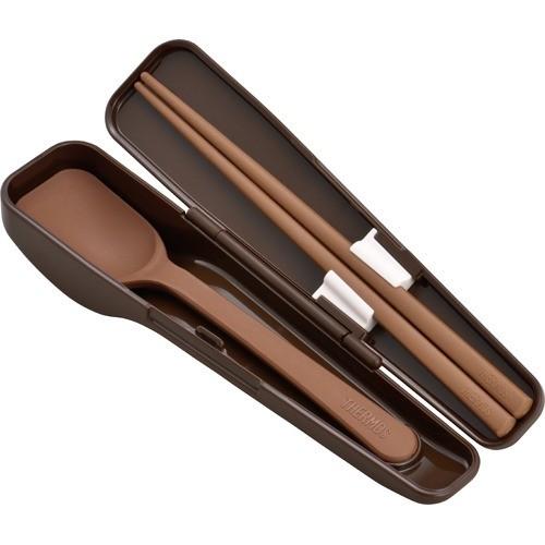 サーモス スプーン・ハシセット ブラウン CPE-001 BW ( 1セット
