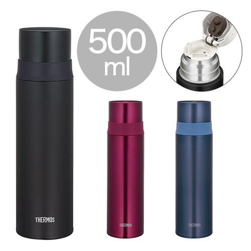 サーモス ステンレススリムボトル 0.5L マットブラック FFM-501 MTBK ( 1コ入 )/ サーモス(THERMOS) ( 水筒 )｜soukai｜05