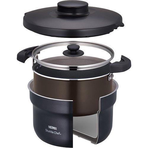 サーモス 真空保温調理器シャトルシェフ 2.8L クールグレー KBJ