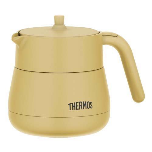 サーモス 真空断熱ティーポット 450ml TTE-450 BE ベージュ ( 1個