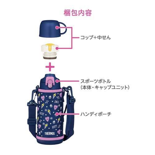 サーモス 真空断熱2ウェイボトル 0.8L FJJ-801WF NVPL ネイビー