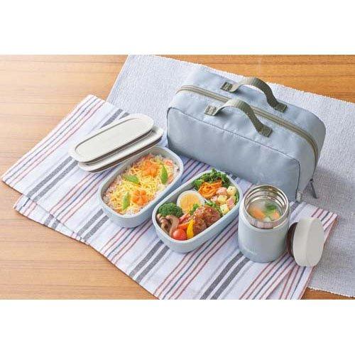 サーモス 真空断熱スープランチセット スカイブルー JEA-801 SKY ( 1